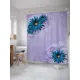 Шторка для ванной комнаты JoyArty sc_29358 200x180см цвет синий