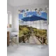 Шторка для ванной комнаты JoyArty sc_32623 200x180см цвет синий