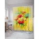 Шторка для ванной комнаты JoyArty sc_21168 200x180см цвет жёлтый золотой