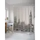 Шторка для ванной комнаты JoyArty sc_32221 200x180см цвет серый серебристый
