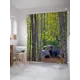 Шторка для ванной комнаты JoyArty sc_21329 200x180см цвет синий