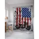 Шторка для ванной комнаты JoyArty sc_20733 200x180см цвет синий