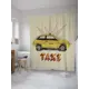 Шторка для ванной комнаты JoyArty sc_35995 200x180см цвет жёлтый золотой