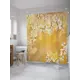 Шторка для ванной комнаты JoyArty sc_28445 200x180см цвет жёлтый золотой