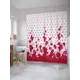 Шторка для ванной комнаты JoyArty sc_21616 200x180см цвет красный