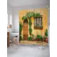 Шторка для ванной комнаты JoyArty sc_3392 200x180см цвет зеленый