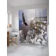 Шторка для ванной комнаты JoyArty sc_21747 200x180см цвет белый