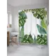 Шторка для ванной комнаты JoyArty sc_36021 200x180см цвет зеленый