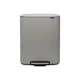 Мусорные баки для ванной Brabantia Bo 211485 60л серый