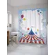 Шторка для ванной комнаты JoyArty sc_9503 200x180см цвет красный