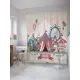 Шторка для ванной комнаты JoyArty sc_9500 200x180см цвет красный