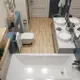 Прямоугольная ванна Lavinia Boho One S3-3701008P литьевой акрил 180x80 см, с металлическим каркасом, подголовником и хромотерапией