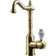 Смеситель для раковины Boheme Crystal 302-CRST однорычажный цвет бронза