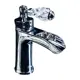 Смеситель для раковины Boheme Vogue Crystal 221-CRST однорычажный цвет хром