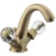 Смеситель для раковины Emmevi Deco Cristall 12013CRIBR двухвентильный цвет бронза