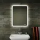 Зеркало с часами и LED подсветкой BAUEDGE Stil 60x80см BS6080.CL