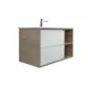 Тумба Comforty Гамбург-90 дуб сонома, с раковиной