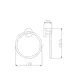 Полотенцедержатель для ванной комнаты Ravslezak COA0104Z
