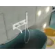 Смеситель для ванны Paffoni Light LIG001BO однорычажный цвет белый матовый