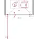 Душевая дверь BelBagno UNO-B-1-100-C-Cr 185x100см