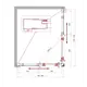 Душевой уголок BelBagno UNO-195-AH-2-120/80-P-Cr 195x120см