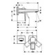 Смеситель для раковины Hansgrohe Metropol 74525000 однорычажный цвет хром