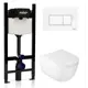 Комплект инсталляция с унитазом Valsir KIT Vswg 7334 Std P1 с кнопкой цвет белый