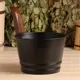 Ушат из стали 4 л черный