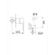 Смеситель для биде Mynah M60106 с гигиеническим душем цвет Хром