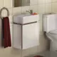 Тумба под раковину напольная Акватон Эклипс М 1A172801EK49R 44см цвет белый