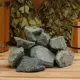 Камень для бани Gabbro-diabase колотый коробка 20 кг
