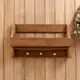 Полка-вешалка настенная Универсальная 3 крючка Термо Липа 49x29x115 см