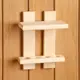 Полочка для масел и мыла 2 кр из липы 20x15x9 см