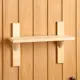 Полочка на стену из липы 35x25x14см