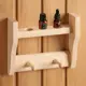 Полочка под масло с 2 крючками 3 отверстия 235x55x20 см