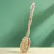 Щётка для сухого массажа Доляна с ручкой и массажёром натуральная щетина 1