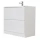 Тумба под раковину Belbagno ACQUA-900-2C-PIA-BL напольная с креплением к стене 90см цвет белый