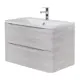 Тумба под раковину подвесная Belbagno ACQUA-900-2C-SO-RVB 90см цвет серый дуб