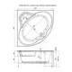 Экран под ванну Aquanet 00169177 160x64см цвет белый