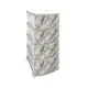 Комод Violet Мрамор 4 ящика 39x47x95 см полипропилен цвет белый