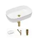 Накладная раковина Lavinia Boho Bathroom Sink Slim 21520063 фарфор 54 см с донным клапаном и металлическим сифоном