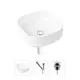 Накладная раковина Lavinia Boho Bathroom Sink Slim 21520232 фарфор 40 см с донным клапаном и металлическим сифоном