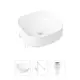 Накладная раковина Lavinia Boho Bathroom Sink Slim 21520269 фарфор 40 см с донным клапаном и металлическим сифоном
