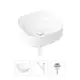 Накладная раковина Lavinia Boho Bathroom Sink Slim 21520250 фарфор 40 см с донным клапаном и металлическим сифоном