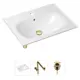 Врезная раковина Lavinia Boho Bathroom Sink 21520482 фарфор 60 см с донным клапаном и металлическим сифоном