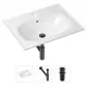 Врезная раковина Lavinia Boho Bathroom Sink 21520469 фарфор 60 см с донным клапаном и металлическим сифоном