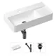 Накладная раковина Lavinia Boho Bathroom Sink Slim 21520495 фарфор 60 см с донным клапаном и металлическим сифоном