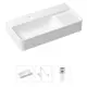 Накладная раковина Lavinia Boho Bathroom Sink Slim 21520540 фарфор 60 см с донным клапаном и металлическим сифоном