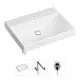 Врезная раковина Lavinia Boho Bathroom Sink 21520587 фарфор 60 см с донным клапаном и металлическим сифоном