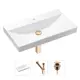 Врезная раковина Lavinia Boho Bathroom Sink 21520617 фарфор 80 см с донным клапаном и металлическим сифоном